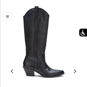 Western Boot by Mattise (Black) Worn Once